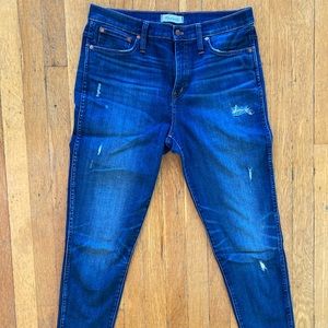 Madewell 9 inch high rise skinny jeans